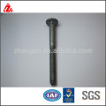 dacromet carbon steel carriage bolt/round head square neck bolt M10